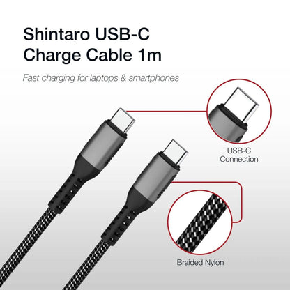 Shintaro USB-C Charge Cable 1m - USB - Cables - Image 4