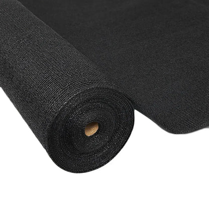 Instahut 90% Shade Cloth 1.83x10m Shadecloth Sail Heavy Duty Black - Image 8