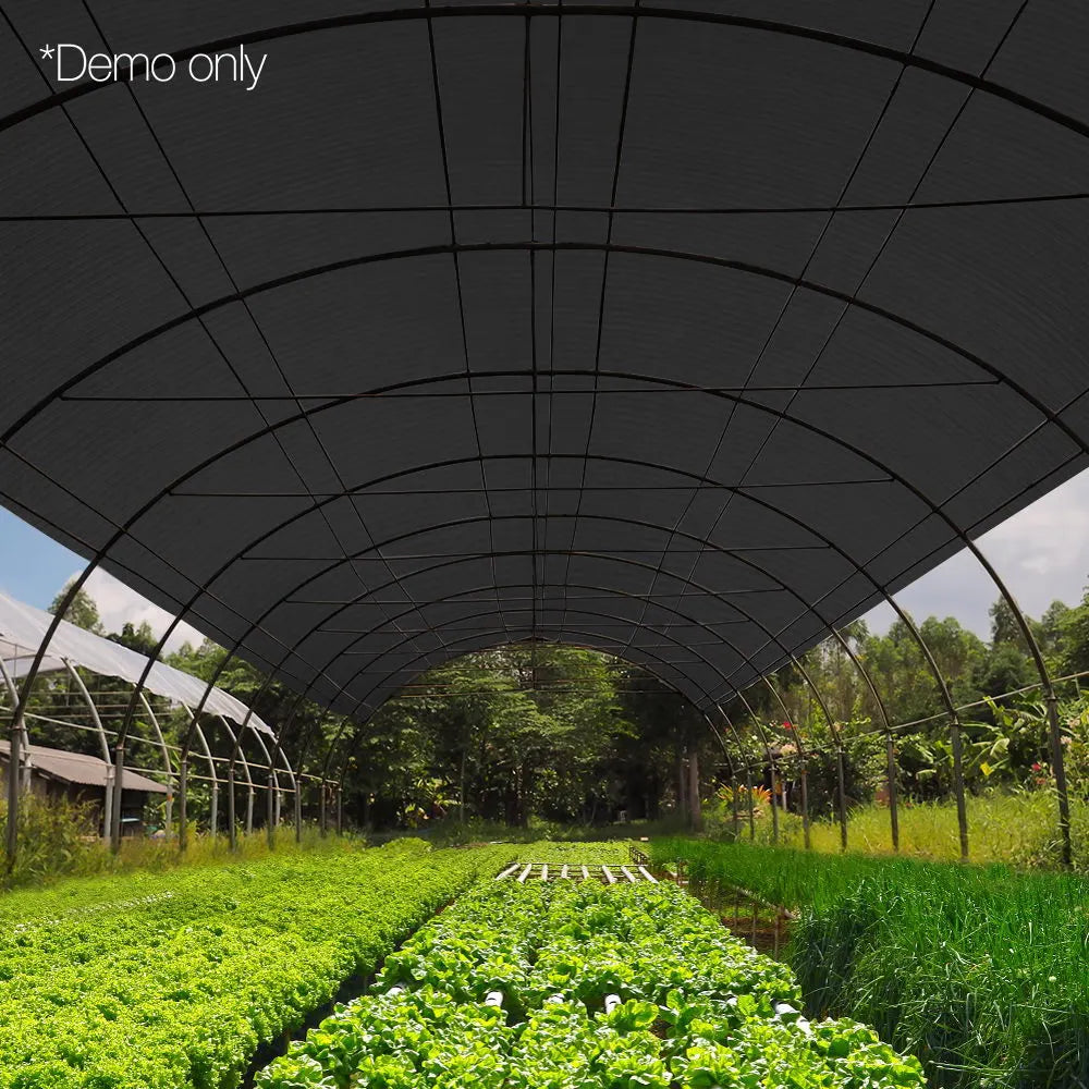 Instahut 90% Shade Cloth 1.83x20m Shadecloth Sail Heavy Duty Black - Image 7