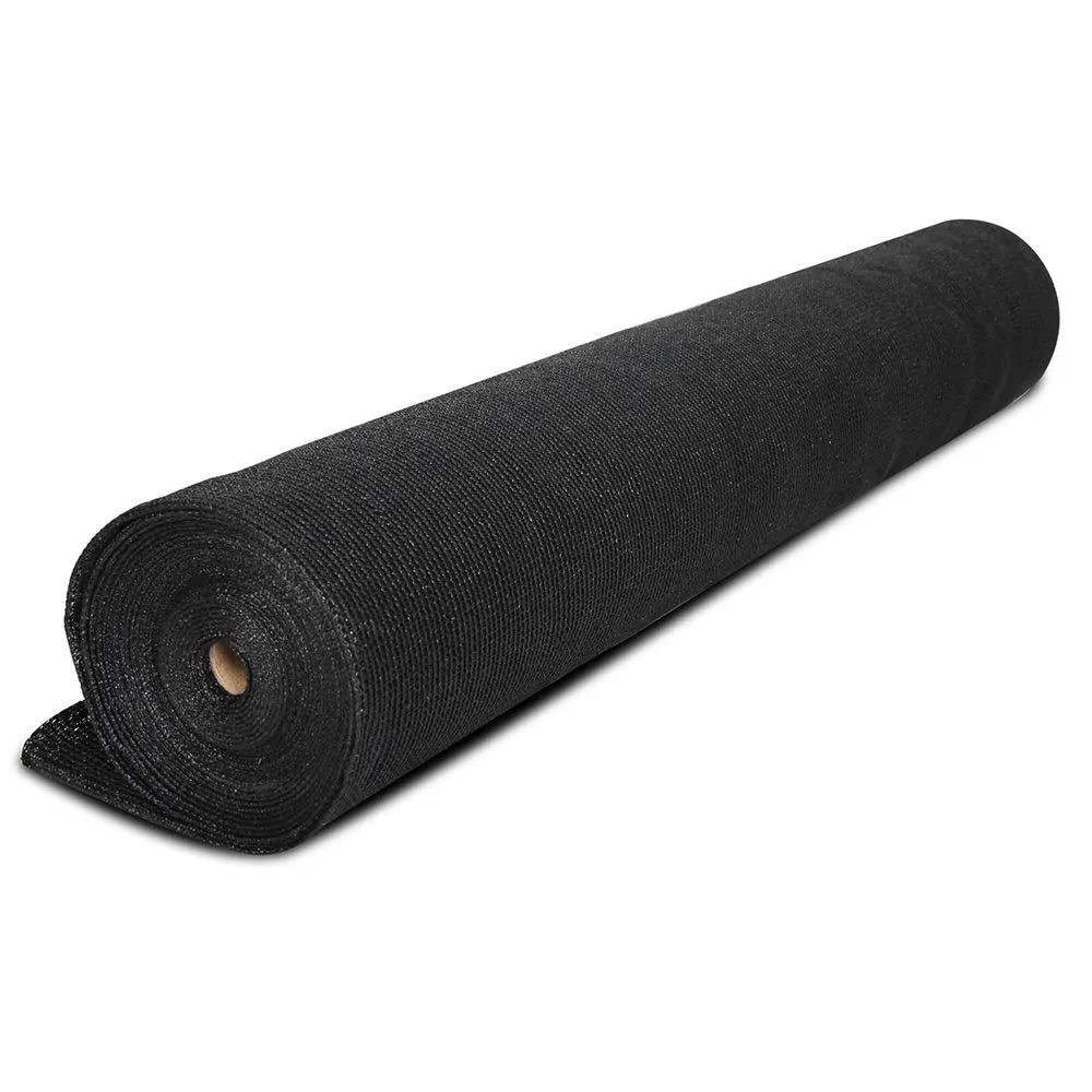 Instahut 90% Shade Cloth 1.83x30m Shadecloth Sail Heavy Duty Black - Image 3