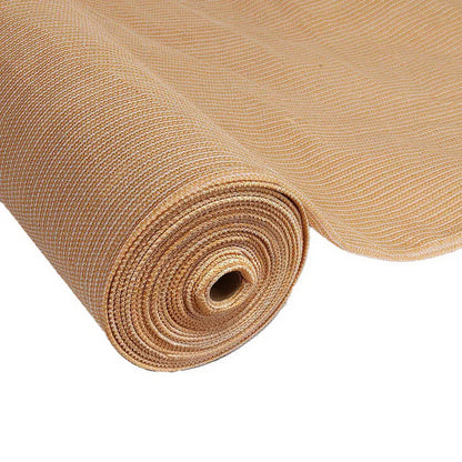Instahut 50% Shade Cloth 3.66x10m Shadecloth Sail Heavy Duty Beige - Image 8