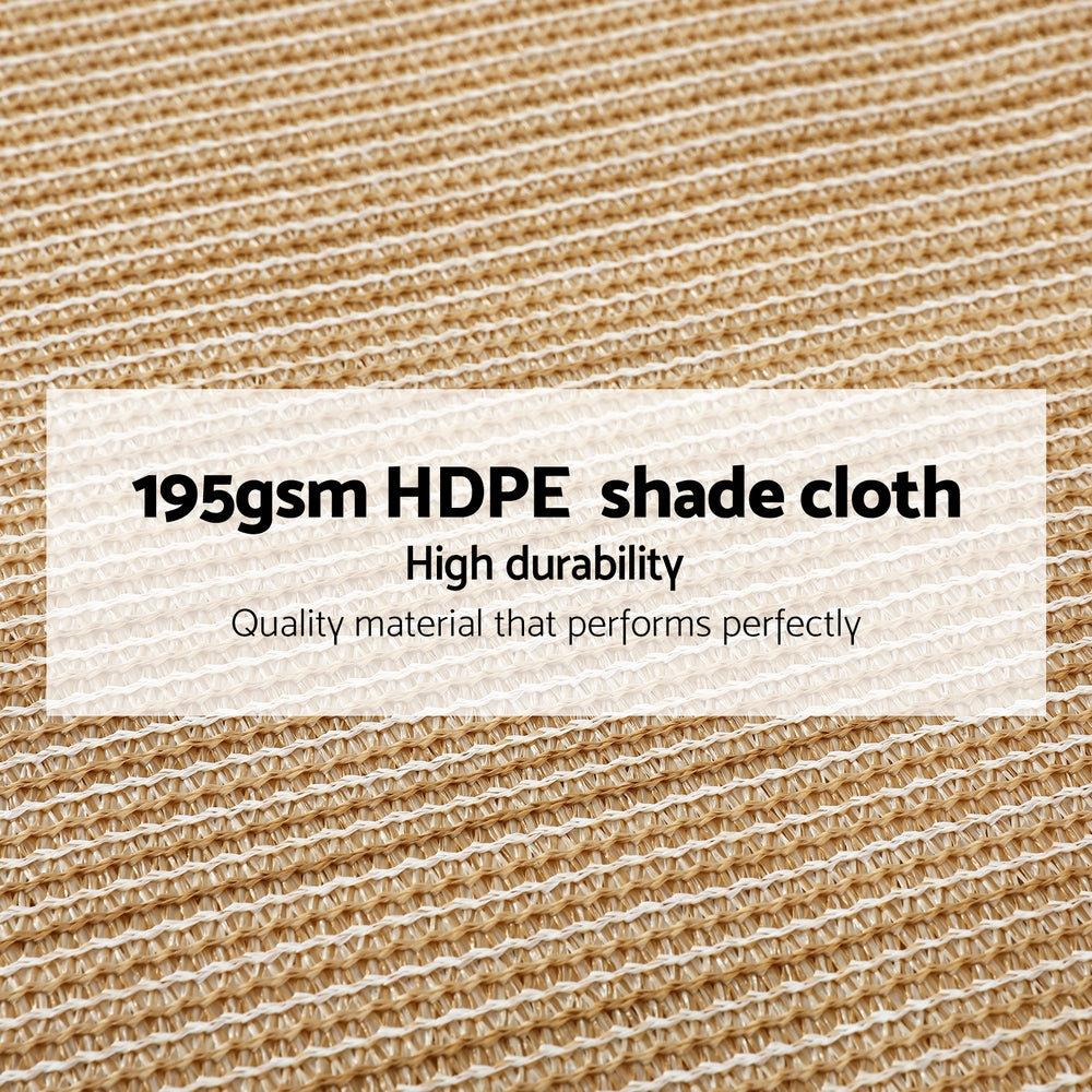 Instahut 90% Shade Cloth 1.83x30m Shadecloth Sail BE - Image 4