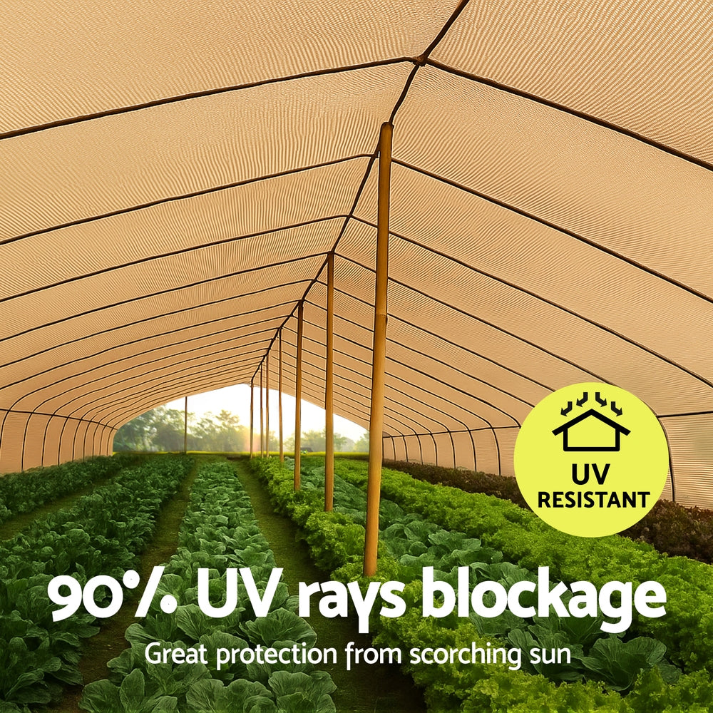 Instahut 90% Shade Cloth 1.83x30m Shadecloth Sail BE - Image 5