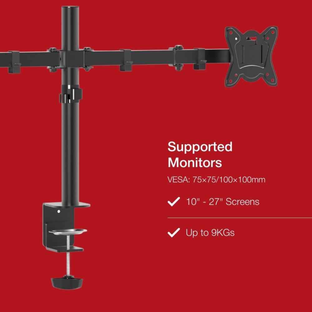 Shintaro Dual Desktop Monitor Mount - Monitors - Mounts - Image 3