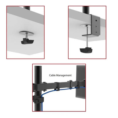 Shintaro Dual Desktop Monitor Mount - Monitors - Mounts - Image 5