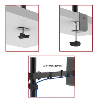Shintaro Dual Desktop Monitor Mount - Monitors - Mounts - Image 5