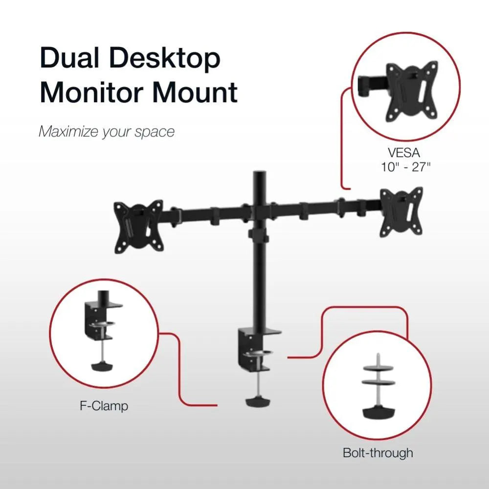 Shintaro Dual Desktop Monitor Mount - Monitors - Mounts - Image 8