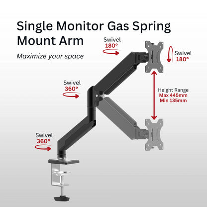 Shintaro Single Monitor Mount 32" - Monitors - Mounts - Image 3