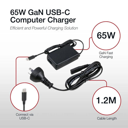 Shintaro 65W GaN USB-C Notebook Charger - Notebook Accessories - Image 3