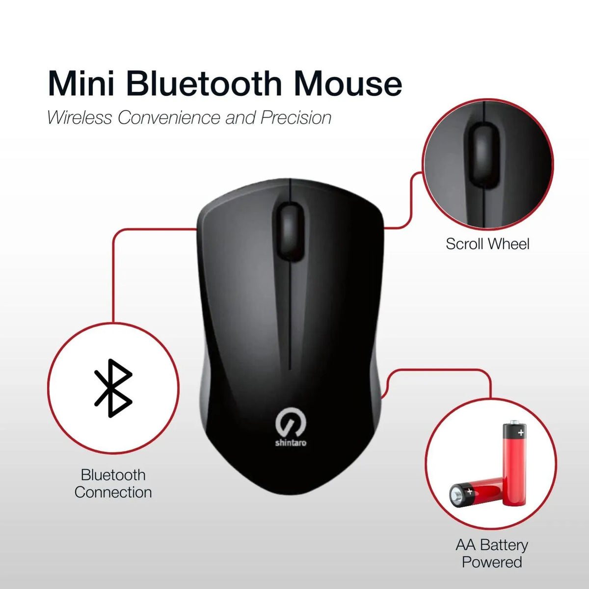 Shintaro Mini Bluetooth Mouse - Mice - Image 5