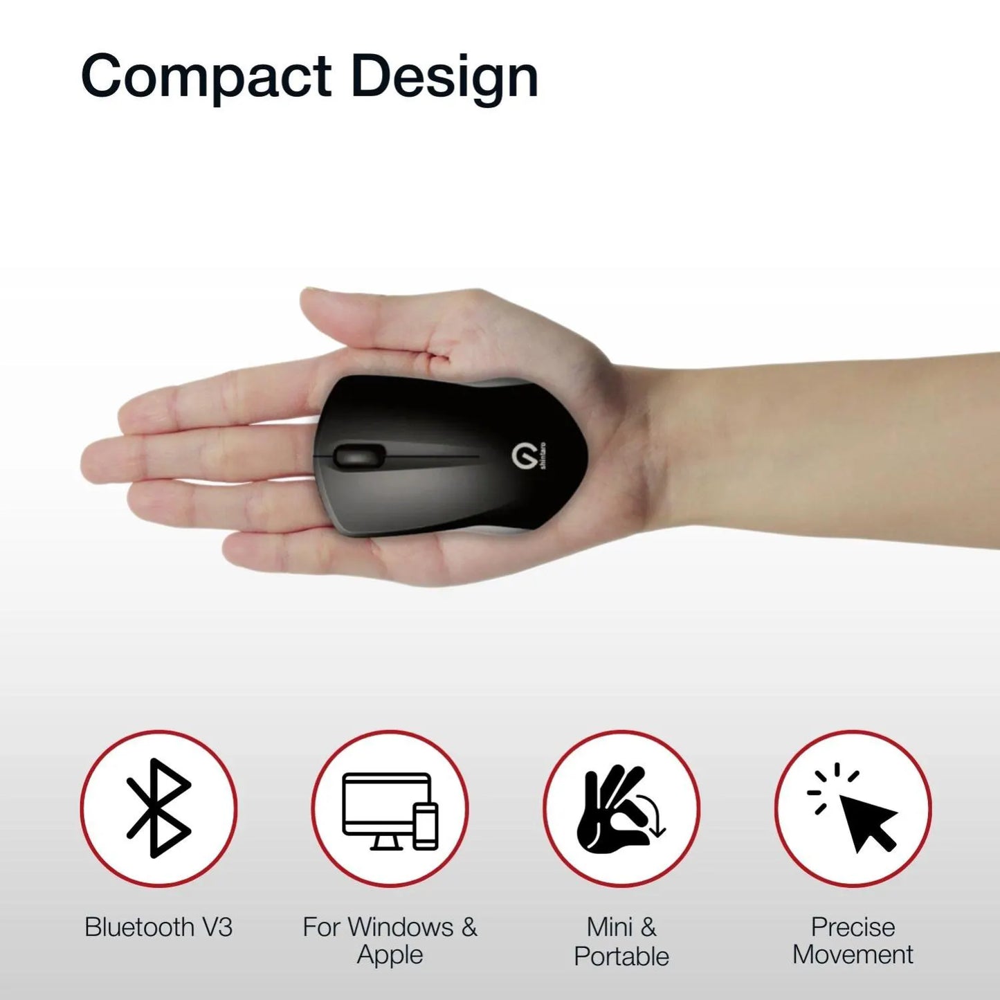 Shintaro Mini Bluetooth Mouse - Mice - Image 7