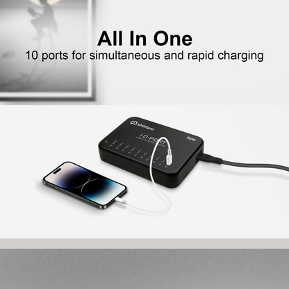 Shintaro 200W 10-Port USB-C GaN Charger - Highlighted Products - Image 4