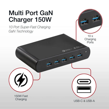 Shintaro 150W 5 Port GaN Charger - Tablet Accessories - Image 2
