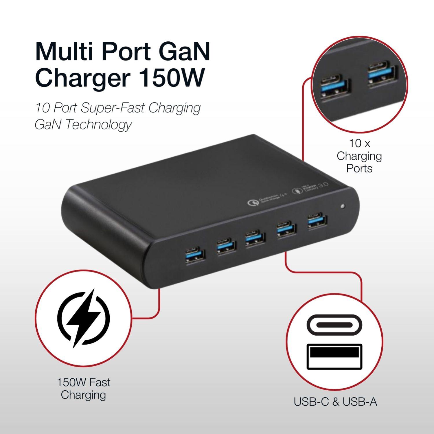 Shintaro 150W 5 Port GaN Charger - Tablet Accessories - Image 2