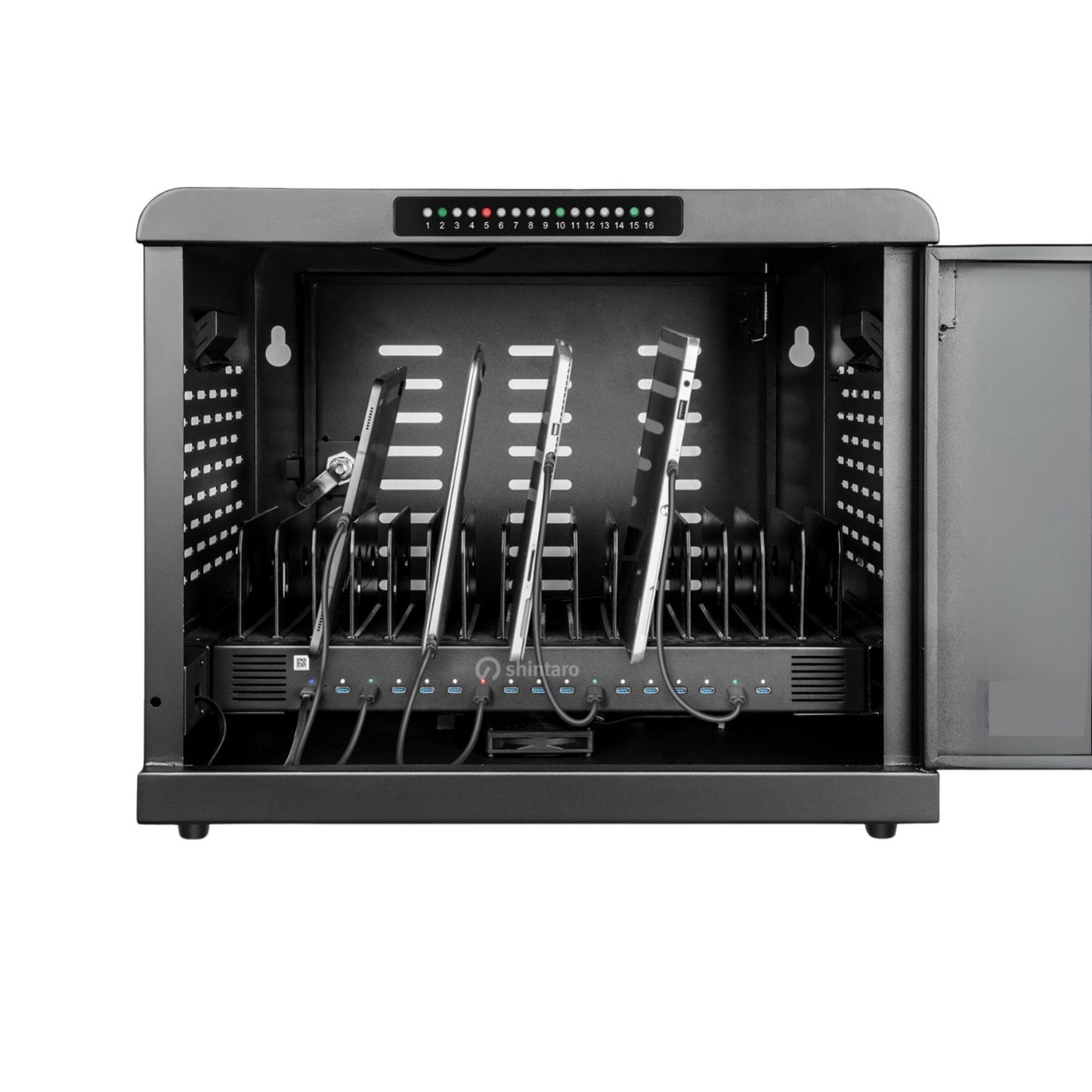 Shintaro 16-Port USB-C 1000W Charging Cabinet - Charging Cabinets - Image 4