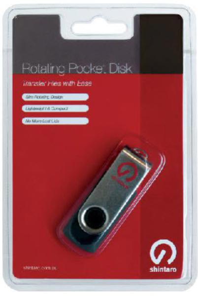 Shintaro 128GB Rotating Pocket Disk - USB Pocket Drive - Image 3