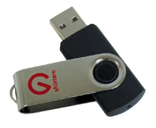 Shintaro 64GB Rotating Pocket Disk - USB Pocket Drive