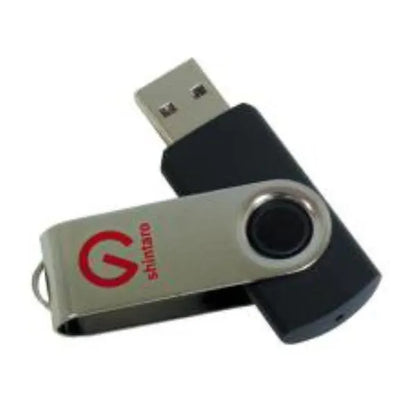 Shintaro 64GB Rotating Pocket Disk - USB Pocket Drive