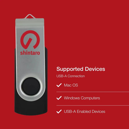 Shintaro 8GB USB 2.0 Rotating Pocket Disk - 3 Pack - USB Pocket Drive - Image 4