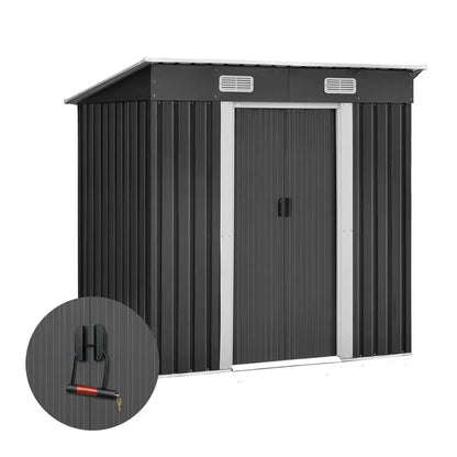 Giantz Garden Shed 1.94x1.21M Sheds Outdoor Storage Workshop House Tool Shelter Sliding Door - Image 8