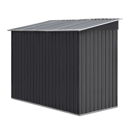 Giantz Garden Shed 2.38x1.31M Sheds Outdoor Storage Tool Metal Workshop Shelter Sliding Door - Image 4
