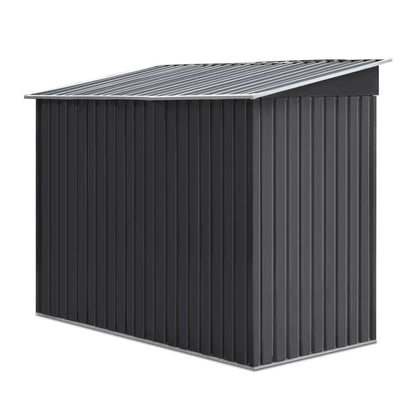 Giantz Garden Shed 2.38x1.31M w/Metal Base Sheds Outdoor Storage Tool Workshop Sliding Door - Image 4