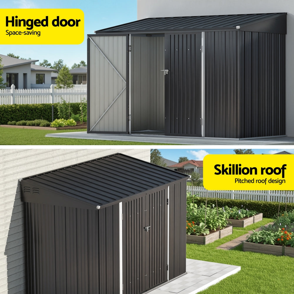 Giantz Garden Shed Galvanised Steel 3.05x1.5M Outdoor Storage Shed Workshop House Shelter - Image 6