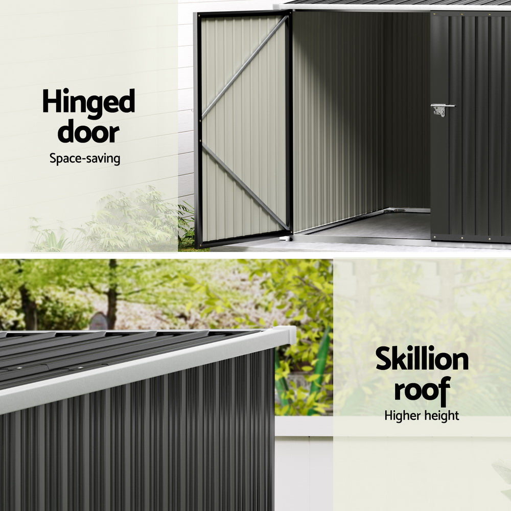 Giantz Garden Shed Sheds Outdoor Storage 2.06x1.96M Tool Workshop House Shelter - Image 5