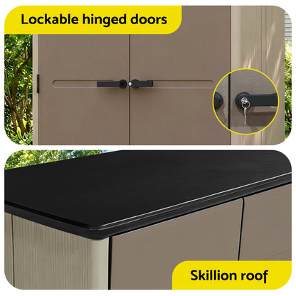 Giantz Garden Shed Outdoor Storage Shed Tool Workshop with Lockable Doors - Image 6