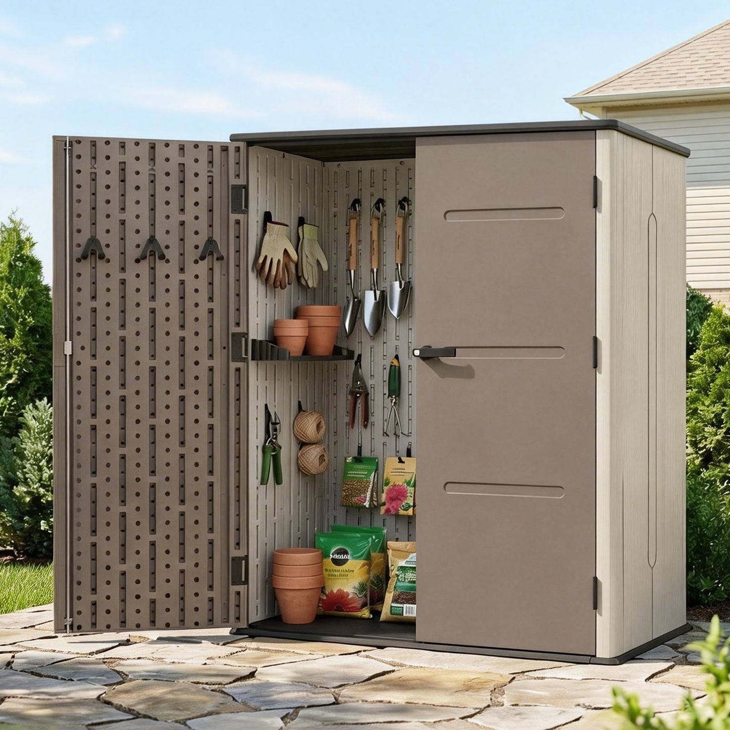 Giantz Garden Shed Outdoor Storage Shed Tool Workshop with Lockable Doors - Image 8