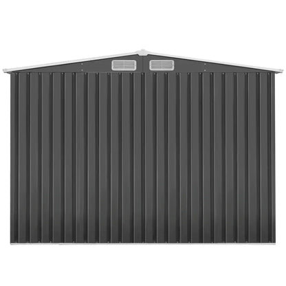 Giantz Garden Shed 2.6x3.9M w/Metal Base Sheds Outdoor Storage Workshop Tool Shelter Sliding Door - Image 3