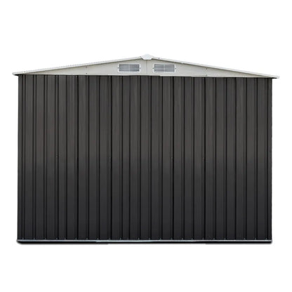 Giantz Garden Shed 2.58x2.07M w/Metal Base Sheds Outdoor Storage Double Door Tool - Image 4