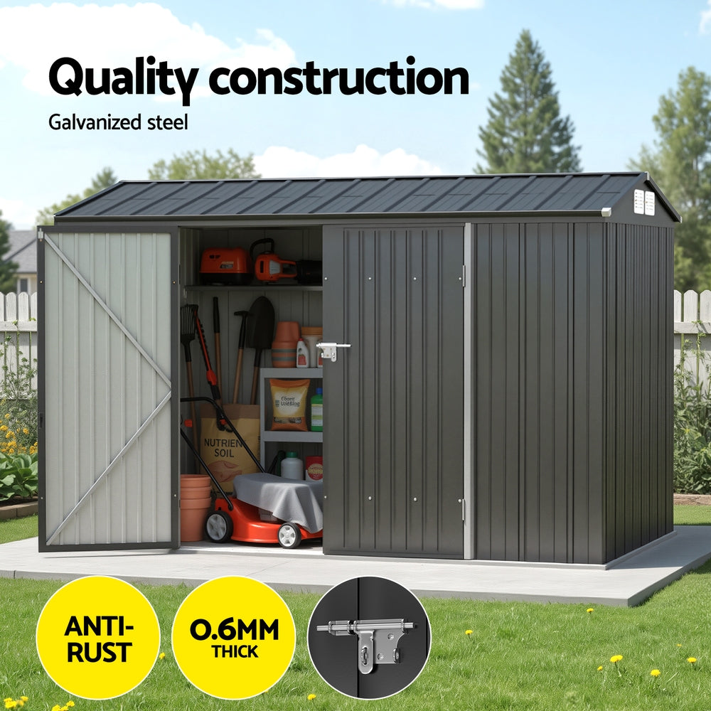 Giantz Garden Shed 3x2.18M Outdoor Storage Sheds Tool Workshop House Shelter - Image 4