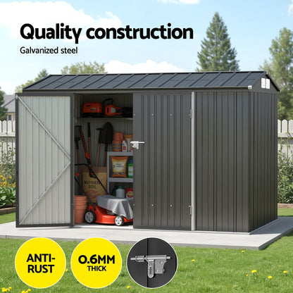 Giantz Garden Shed 3x2.18M Outdoor Storage Sheds Tool Workshop House Shelter - Image 4