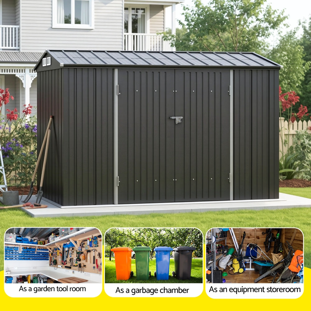 Giantz Garden Shed 3x2.18M Outdoor Storage Sheds Tool Workshop House Shelter - Image 5
