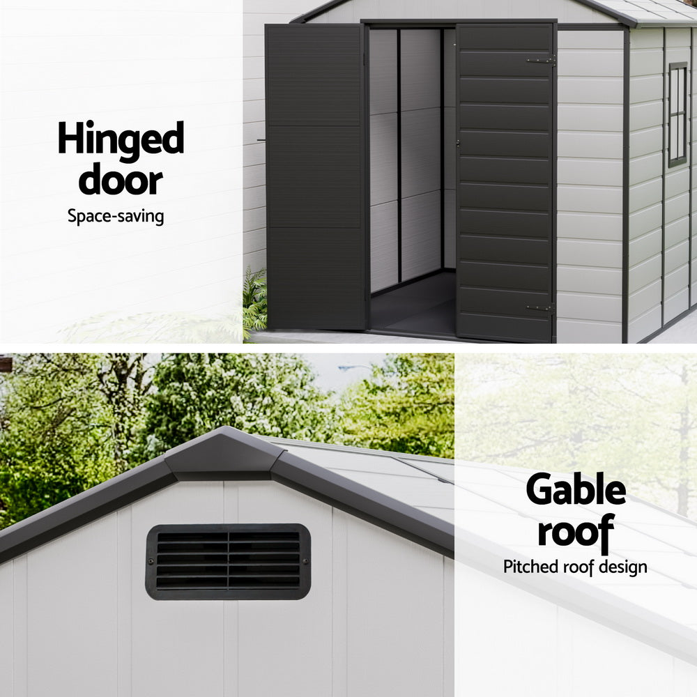 Giantz Garden Shed Sheds Outdoor Storage 2.15x2.14M Tool Workshop House Shelter - Image 5