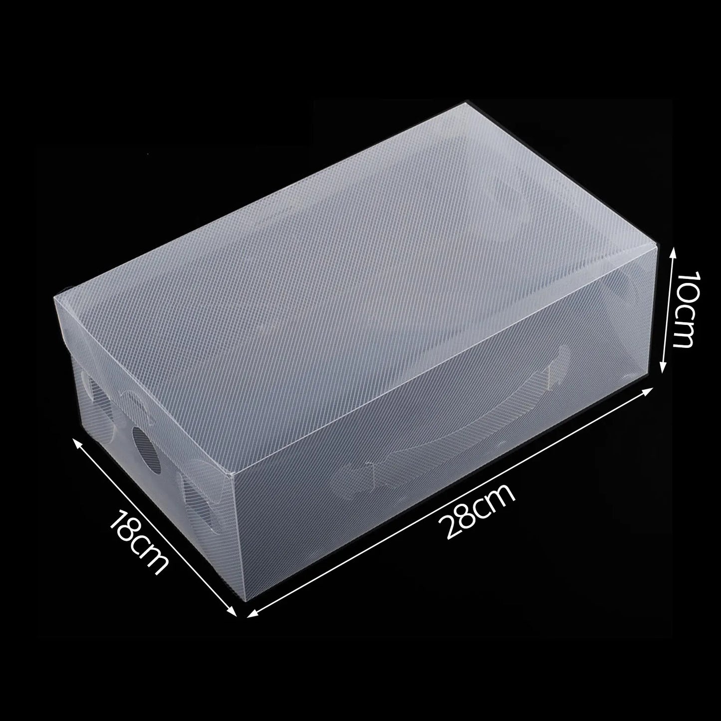 Artiss 20X Shoe Box Storage Clear Case Foldable Stackable - Image 2