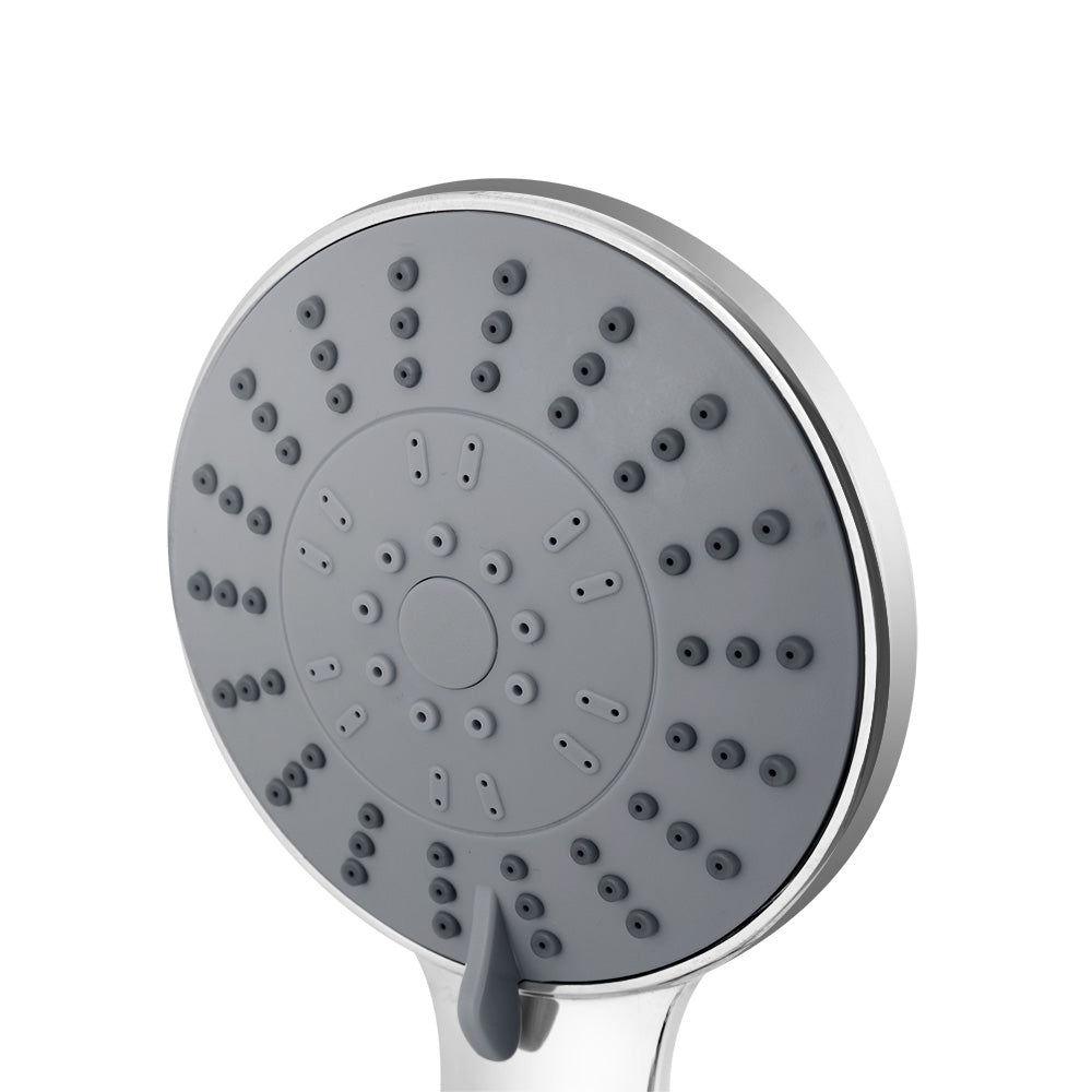 Handheld Shower Head 4.5" High Pressure 5 Modes Poweful Round Chrome - Image 3