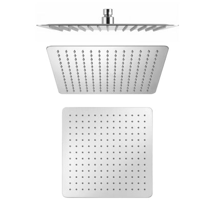 Cefito 12" Extra Large Rain Shower Head, Air-in Tech for Low Water Pressure, Anti-Clog Silicone Jets for Hard Water Scale, 360° Swivel, DIY Renters Install, 304 Stainless Steel - Image 7
