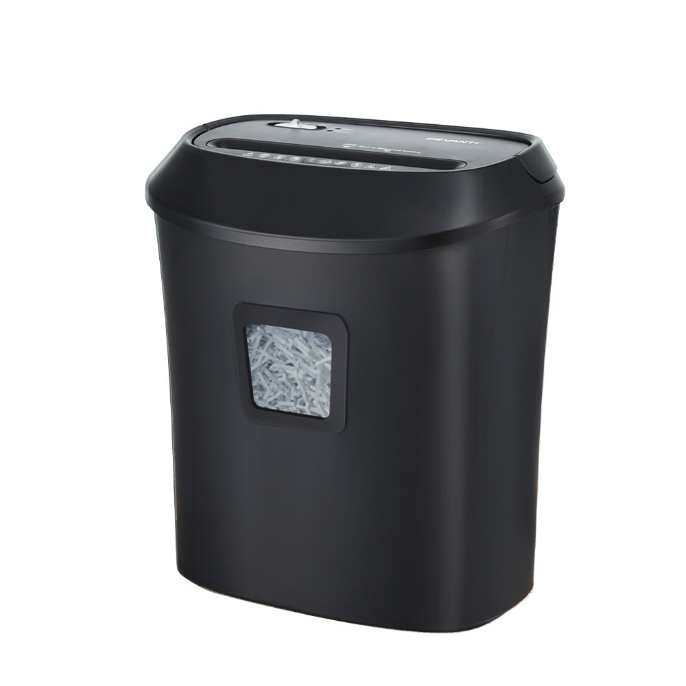 Devanti Electric Paper Shredder for Home Office 10 A4 Paper Sheet Cross-Cut Paper - Image 7