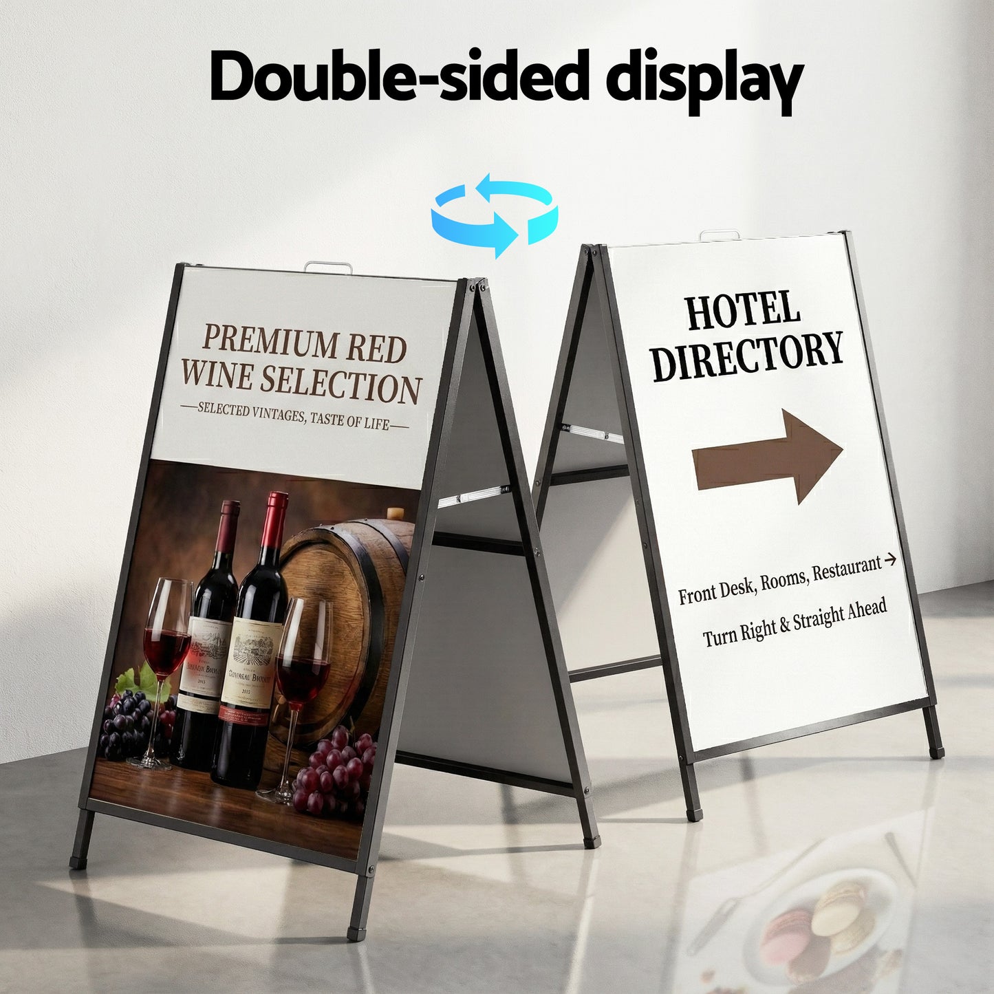 A1 Frame Sign Stand Double Sided Poster Display Board Outdoor Advertising 60x90cm - Image 7