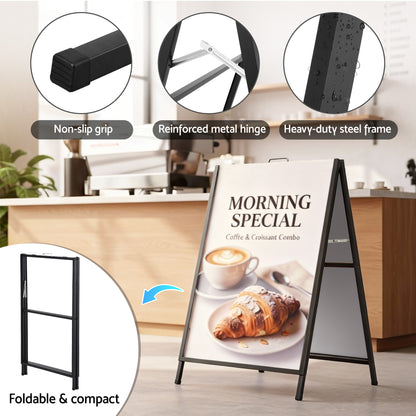 A1 Frame Sign Stand Double Sided Poster Display Board Outdoor Advertising 60x90cm - Image 8