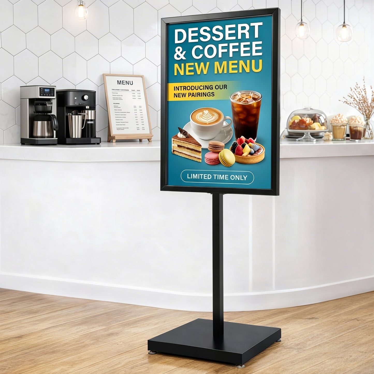 A1 Frame Pedestal Sign Holder Poster Stand Display Board Double Sided 60x90cm - Image 9