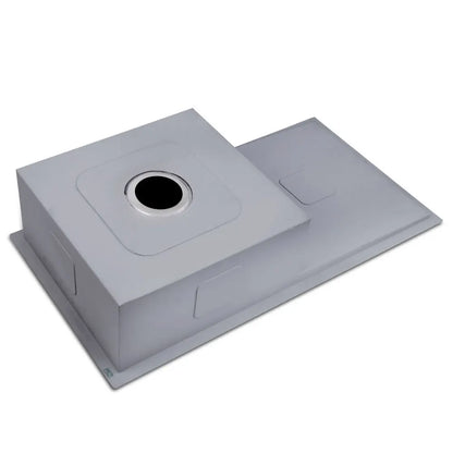 Cefito Kitchen Sink 87X45CM Stainless Steel Basin Single Bowl Silver - Image 4