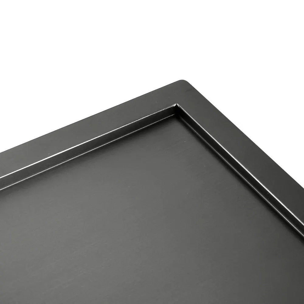 Cefito Kitchen Sink 100X45CM Stainless Steel Basin Double Bowl Nano Black - Image 5