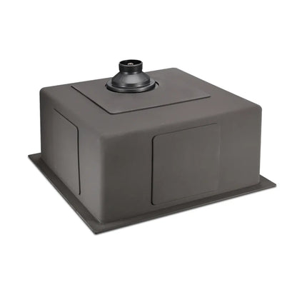 Cefito Kitchen Sink 51X45CM Stainless Steel Basin Single Bowl Black - Image 4