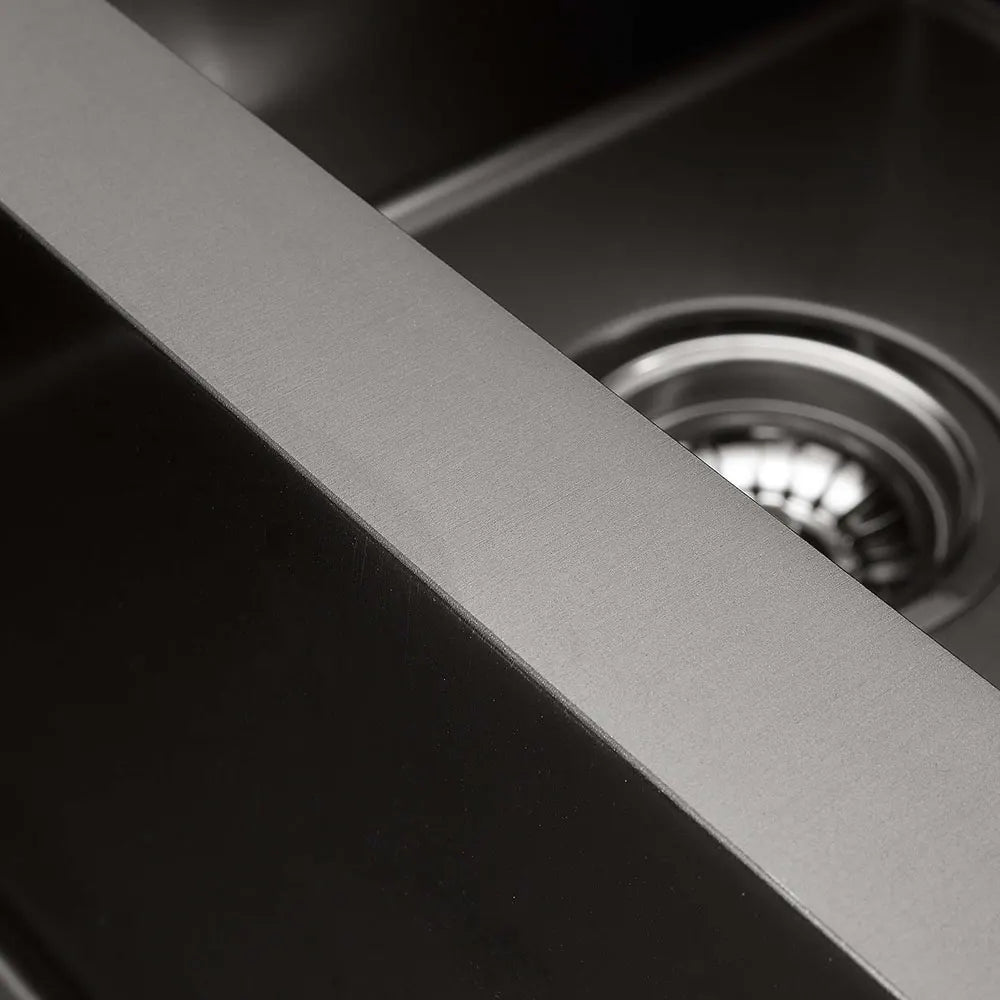 Cefito Kitchen Sink 51X45CM Stainless Steel Basin Single Bowl Black - Image 5