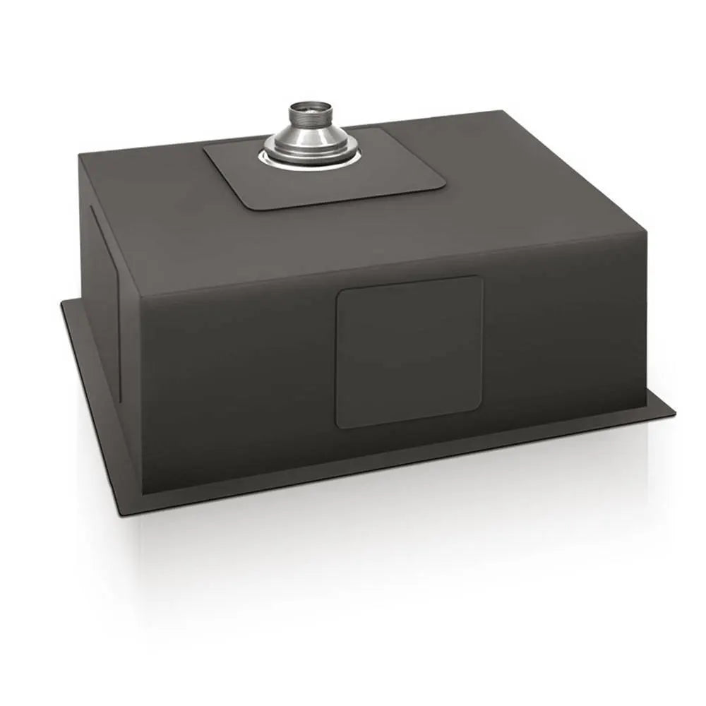 Cefito Kitchen Sink 60X45CM Stainless Steel Basin Single Bowl Black - Image 4