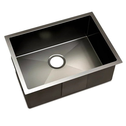 Cefito Kitchen Sink 60X45CM Stainless Steel Basin Single Bowl Black - Image 8