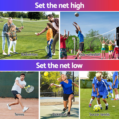 Everfit 3.6M Badminton Tennis Net Portable Volleyball Kit Adjustable Height - Image 5